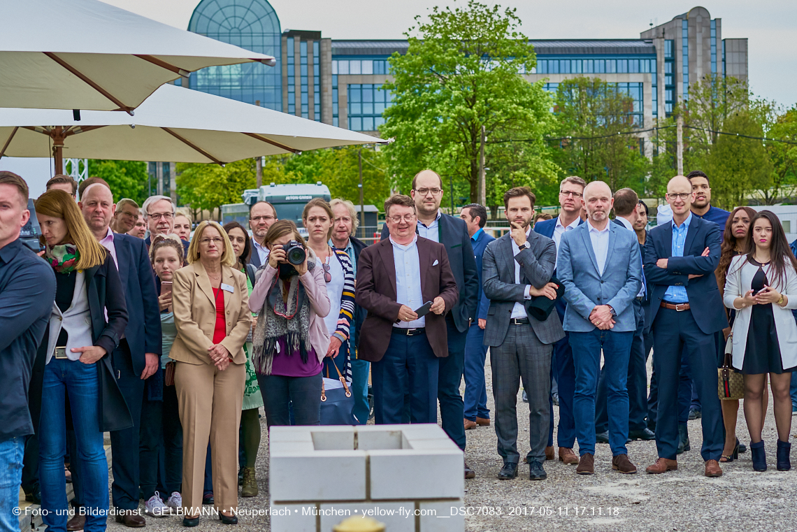11. Mai 2017 - Grundsteinlegung für die LOGE und dem Kulturquadrat in Neuperlach